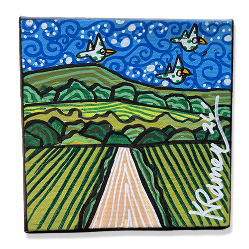 Kip Ramey 6x6 "Cades Cove" WP6423